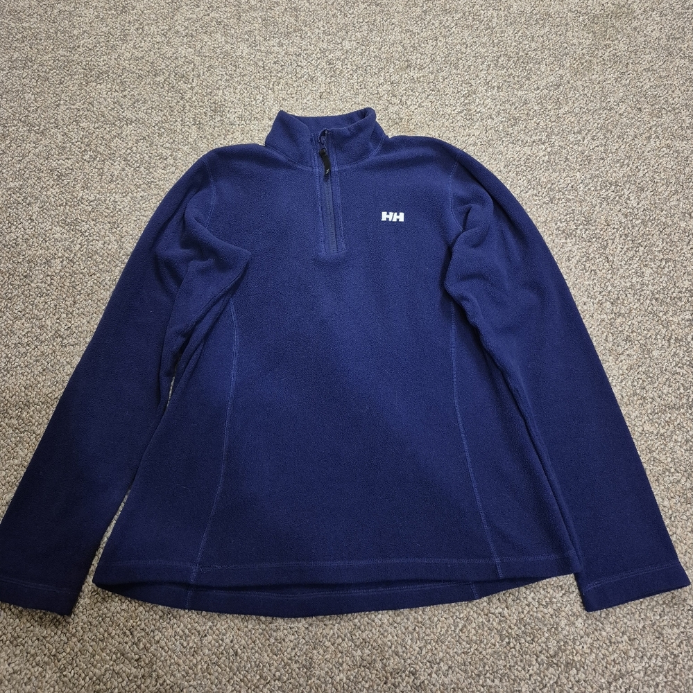 Helly Hansen Navy Blue Fleece Half-Zip Pullover